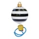 thumbnail image 1 of Bola Inflable De Navidad, Accesorios De 20 Pulgadas, Bola De Navidad Para Exteriores, Festival, Jardín, Rayas Blancas Y Negras, 1 of 5