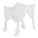 thumbnail image 1 of Cortina de Cama con Dosel 4 Postes Blanco, 1 of 3