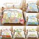 thumbnail image 1 of ed Sumikko Gurashi Pattern Comforter Cover with Pillow Cover Bedding Set Double Bed Set, 1 of 5