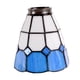 thumbnail image 2 of Pantalla De Cristal Para Portalámparas E27, Con Protección Para Bombillas, Para Salón, Cocina, Color Azul Y Blanco., 2 of 5