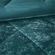 thumbnail image 3 of Juego de edredón Ergode Luxurious Velvet Teal con fundas y almohada, 3 of 6