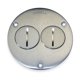 thumbnail image 1 of Cubierta para caja de piso redonda de 2 módulos Hubbell Wiring Device‑Kellems, 1 of 1