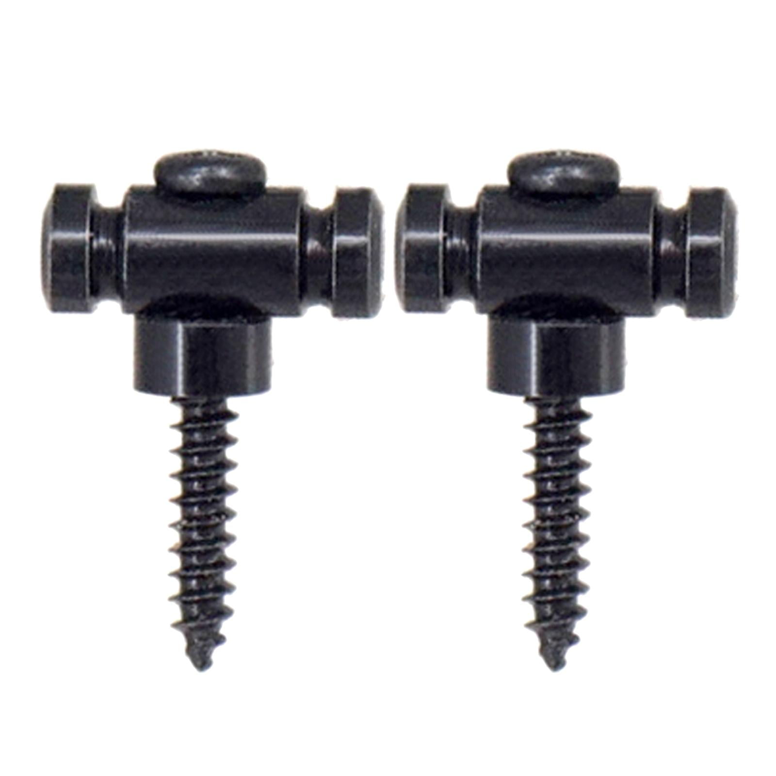 Bothyi - 2 Piezas De Guías De Cuerda De Rodillo Árbol De Cuerda De Rodillo De Guitarra Para Guitarra Clásica Negro