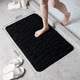 thumbnail image 1 of Alfombra De Baño Absorbente Suave De Baño Piedras  Negra, 1 of 2