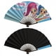 thumbnail image 5 of Shimmer Y Shine Abanico Plegable Chino Abanico De Mano De Poliéster Plegable Abanicos Para Baile Fiesta Hogar Adecuado Para Hogar Oficina Fiesta, 5 of 6