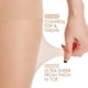 thumbnail image 3 of 3 pares de medias transparentes para mujer - Pantimedias con puntera reforzada, 3 of 5