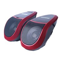 Magideal - Altavoces Del De Audio Para Motocicleta, Amplificador Bt Con Reproducción Usb, Profesional, Alto Rendimiento, Resistente Al Desgaste, 2 Piezas