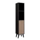 thumbnail image 1 of Armario Multiuso con puerta y 4 divisiones Negro Castaño B64.088, 1 of 3