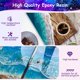 thumbnail image 4 of Kit de resina epoxi KISREL, 2400 ml, transparente, con 15 pigmentos y 15 micas, 4 of 7