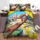 thumbnail image 3 of Curious George Flying With The Balls Bed Sheet Spread Duvet Cover Bedding Set3-Piece Bedding Set (1 Duvet Cover + 2 Pillow Shams), 3 of 3