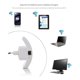 thumbnail image 2 of Packl x2 Repetidor Curvo Amplificador Señal Wifi 300 Mbps rj45, 2 of 3