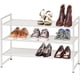 thumbnail image 2 of Zapatero Simple Houseware Panel de metal apilable de 3 niveles, blanco, 2 of 6