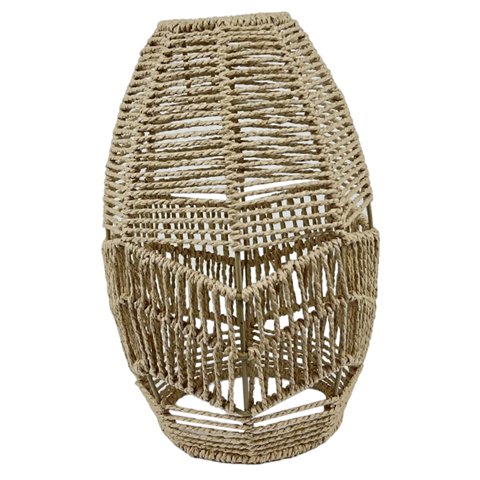 Magideal - Lámpara Colgante Tejida De Ratán Tejido Lámpara De Ratán Tonos De Ratán Lámpara De Techo De Lámpara De Lámpara Sombra Para Decoración De Restaurantes , B Medio