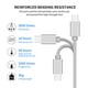 thumbnail image 2 of Cable cargador multi-USB retráctil 3 en 1, adaptador de cable de carga múltiple con miniconectores de puerto micro-USB tipo C, compatible con teléfonos celulares y tabletas, uso universal, paquete de, 2 of 7