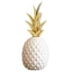 thumbnail image 5 of Piña Decorativa Moderna, Adorno De Piña Para Mesa, Entrada, Mueble De TV, Color Blanco, 5 of 5