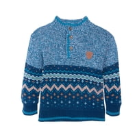 Pillin - Chaleco Bebé Niño Cerrado Tejido Jacquard Azul