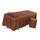 thumbnail image 4 of Sábana De Masaje De Belleza Suave Con Funda De Almohada Y Funda De Taburete Café, 4 of 5