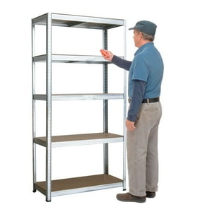 Prochef - Estante 90X40X180 Cm. Acero Galvanizado Cap 875 Kg