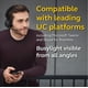 thumbnail image 2 of Auriculares inalámbricos Jabra Evolve2 65 UC Mono con Link380a negros, 2 of 3