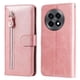 thumbnail image 3 of Funda con Cremallera para OnePlus 13R 5G, Carcasa Cartera de Cuero PU con Soporte y Tarjetero, 3 of 5