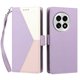 thumbnail image 3 of Funda Libro Tricolor para OnePlus 13 con Ranuras para Tarjetas, Morado, 3 of 6