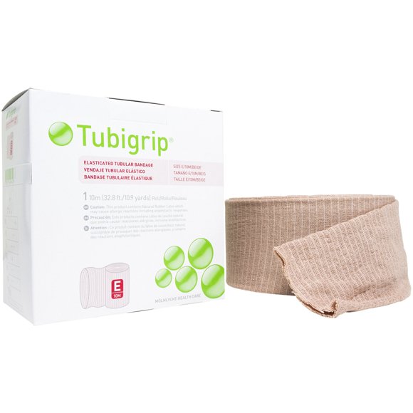 Venda Tubigrip Mölnlycke 10m para Tobillo Grande y Rodilla Mediana