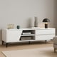 thumbnail image 3 of Rack TV Vinicius Blanco 120 cm Melamina Mueble Organizador, 3 of 4