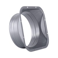 Ioensy - Reemplazo Durable Del Reborde Del Conector Del Conducto Del Metal Del Conector Del Conducto De Ventilación De Aire