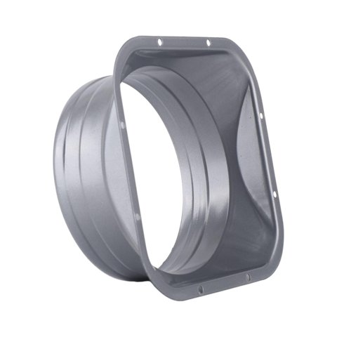 Ioensy - Reemplazo Durable Del Reborde Del Conector Del Conducto Del Metal Del Conector Del Conducto De Ventilación De Aire