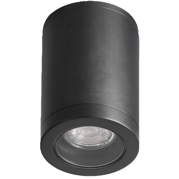 Bp - Foco Sobrepuesto Circular Costa Lux Negro