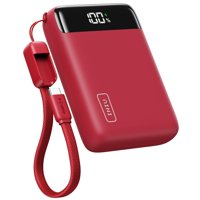 Cargador Portátil Iniu 20000Mah 22,5 W De Carga Rápida Rojo