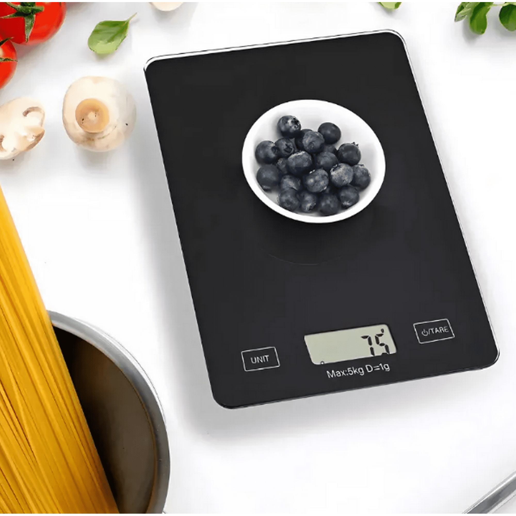 Genérico - Gramera Digital Cocina 5kg Alta Precisión Balanza Negra