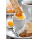 thumbnail image 4 of Huevera HIC Kitchen de porcelana fina blanca 5x3 cm, 4 of 5