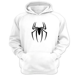 Genérico - Polerón Canguro Hombre Arácnido Blanco Talla Xs Unisex