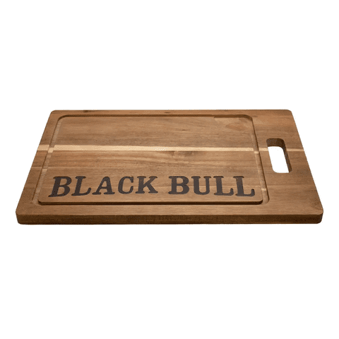 Genérico - Tabla Para Picar Parrillera Madera Black Bull 45Cm - Asados Color Marrón Liso