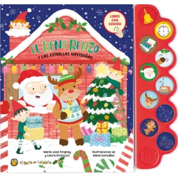 Libro Sonido Reno Renzo Y Las Estrellas Navideñas