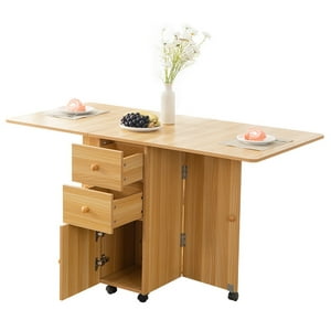 Perfectseat - Mesa Comedor Plegable Multiuso Bambú Nativo