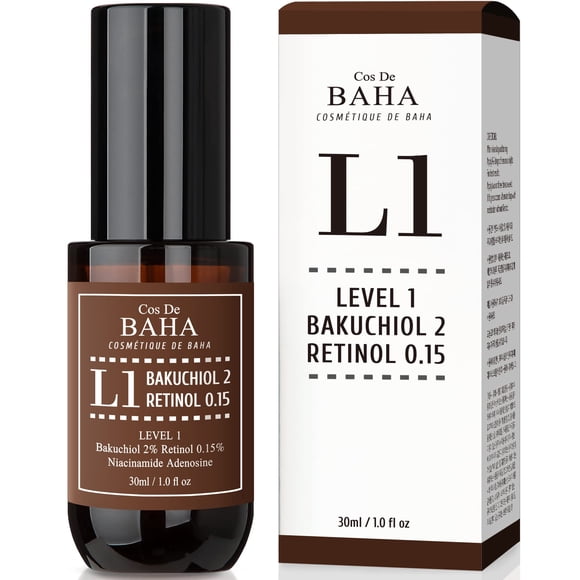 Sérum facial Cos De BAHA Retinol 0,15% Bakuchiol 2% 30 ml
