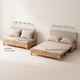 thumbnail image 3 of Sofa Cama 2 Cuerpo Con Alcenamiento 120cm Ancho Hecho Madera Balnco Liso, 3 of 8