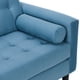 thumbnail image 3 of Living Retro Sofa 3 Cuerpos + 2 Sofá 1 Cuerpo Felpa Azul Petroleo, 3 of 6