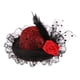 thumbnail image 3 of 1/3 BJD Sombrero De Copa De Fieltro Elegante Clásico Gorra Formal Para SD LUTS YOSD Encaje Rojo, 3 of 3