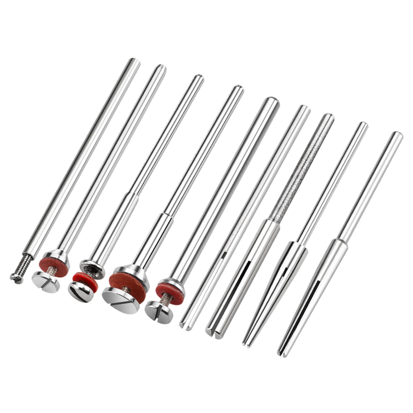 Magideal - 9 Varillas De Sujeción Para Papel De Lija, Barra De Sujeción Para Papel De Lija, Postes De Fijación De Conexión, Soporte De Bloque De Lijado Para Amol