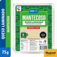 Queso Mantecoso Laminado 75 G Lider