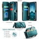 thumbnail image 3 of CaseMe Funda de Cuero para Samsung Galaxy S25 6.2" Tipo Billetera [Bloqueo RFID] con Ranura para Billetes con Zíper y 7 Tarjeteros, Correa de Hombro y Muñeca Magnética de Cuero PU Suave para Samsung, 3 of 13
