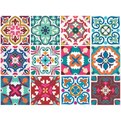 Dekofix - Azulejo Autoadhesivo Decorativo 15X15 Florencia