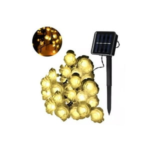 Universal. - Luces Solares Rosas Led 6M Guirnalda Luces Exterior Cascada