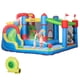 thumbnail image 1 of Castillo Inflable Saltarín Outsunny 6 en 1 con Tobogán y Muro de Escalada, 1 of 9