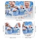 thumbnail image 3 of Kevin De Bruyne-theme 4-Piece Shower Curtain Set with Rugs, Waterproof Bathroom Decor Set Includes Bath Mat, U-Shaped Rug, Toilet Lid Cover and Curtain with Hooks, 3 of 6
