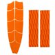 thumbnail image 3 of Tabla De Surf EVA Antideslizante De 9 Piezas, Agarre De Almohadilla De Tracción De Cubierta Completa Con 2 Almohadillas Traseras, 3 of 3