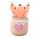 thumbnail image 2 of Plantas En Macetas Peluches Rellenos Mu?eca Suave Decoración Para El Hogar Garra De Oso Rosa, 2 of 5